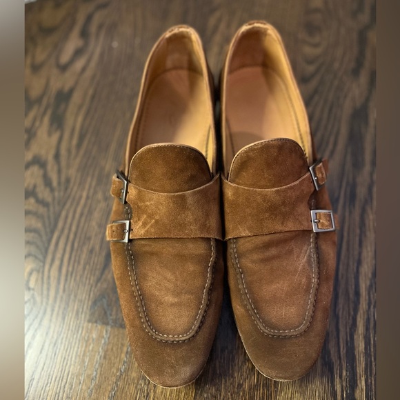 Men’s suede monk loafer main image 4